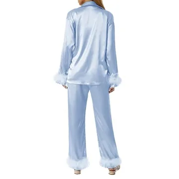 Elegant Silk Pajama Set for Women - Comfortable Loungewear