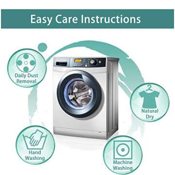 LORDTEX Blackout Curtains for Bedroom, Thermal Insulated Blackout Drapes with Grommet Top, Room Divider - Noise Reducing and Light Blocking Window Treatment Panels (Cream, 52 x 72 inch)