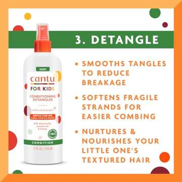 Cantu Care for Kids Haircare Regimen Set - Nourish Textured Hair