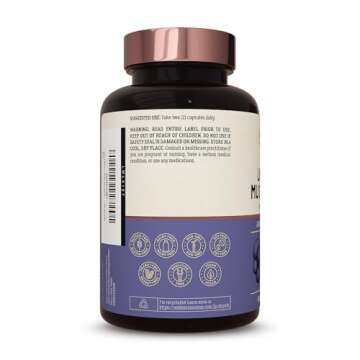 Live Conscious Lions Mane Mushroom Supplement Capsules for Brain Support w/Lion's Mane, Cordyceps, Reishi, and Turkey Tail Mushrooms - Cognitive Memory Supplement for Brain (2-Pack)