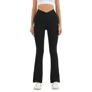 Comfortable HEGALY Women's Flare Yoga Pants - Stylish & Versatile