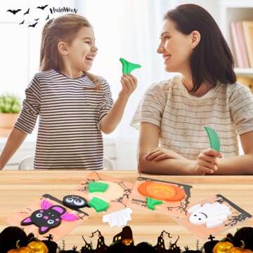 4 Pack Halloween Wooden Puzzles for Kids Boys Girls Toddlers Halloween Jigsaw Puzzles Halloween Toys for Halloween Party Favors Treat Bag Halloween Treats Prizes
