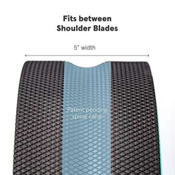 Chirp Wheel Foam Roller - Targeted Back Foam Roller for Back Pain Relief, Deep Tissue Muscle Massage, Trigger Point Round Foam Roller, High Density Foam Roller for Physical Therapy & Exercise, 10 Inch