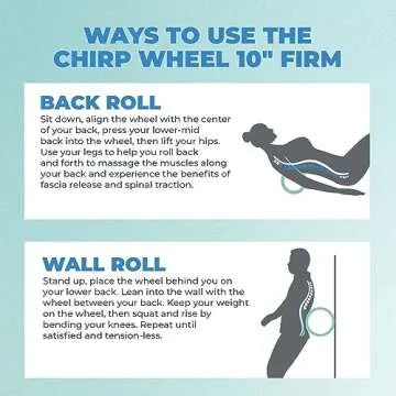 Chirp Wheel Foam Roller for Muscle Recovery and Relief
