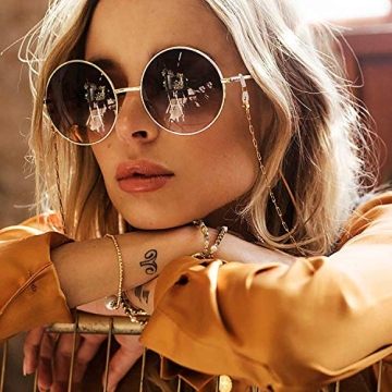 YAHPERN Stylish Mask Eyeglass Chain Holder for Women