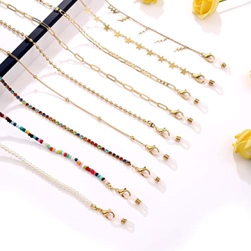 YAHPERN Stylish Mask Eyeglass Chain Holder for Women