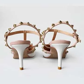 HECATER Kitten Heels Sandals for Stylish Women