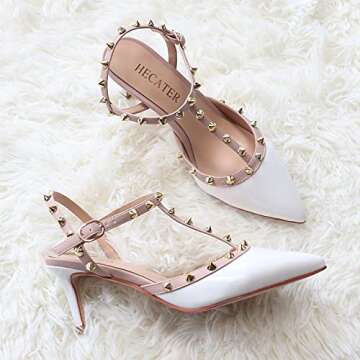 HECATER Kitten Heels Sandals for Stylish Women