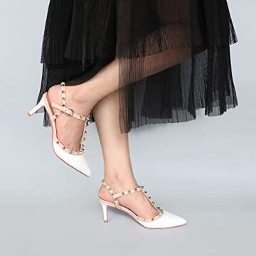 HECATER Kitten Heels Sandals for Stylish Women