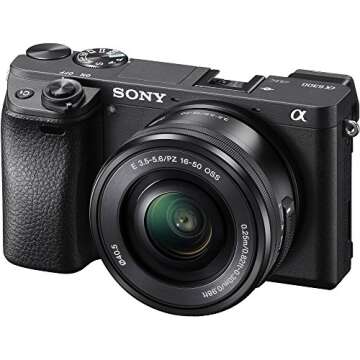 Sony ILCE-6300 4K Mirrorless Camera Dual Lens Kit