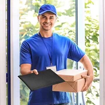 Fuxury Bubble Mailer 6x10" 25 Pack Black Bubble Mailers, Self-Seal Adhesive Padded Envelopes, Water Resistant Mailers, Shipping Envelopes for Packaging, Small Business, Mailing,Bulk#0