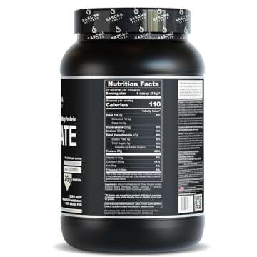 SASCHA FITNESS Hydrolyzed Whey Protein Isolate,100% Grass-Fed (2 Pounds, All) (Unflavored)