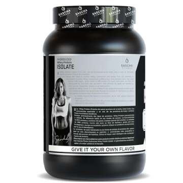 SASCHA FITNESS Hydrolyzed Whey Protein Isolate,100% Grass-Fed (2 Pounds, All) (Unflavored)