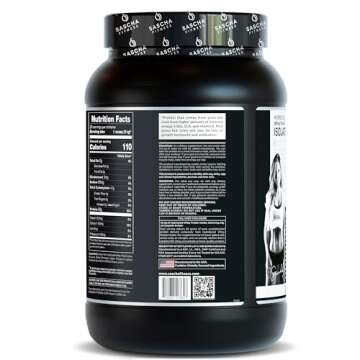 SASCHA FITNESS Hydrolyzed Whey Protein Isolate,100% Grass-Fed (2 Pounds, All) (Unflavored)