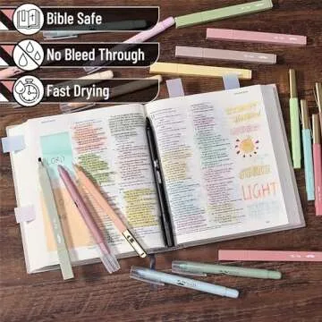Mr. Pen- Bible Journaling Kit, Bible Study Supplies, No Bleed Bible Highlighters and Pens No Bleed, Bible Pens, Bible Journaling Kit for Gift, Bible Study Tools