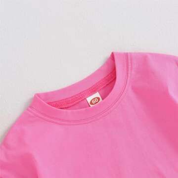 Merqwadd Baby Bubble Romper - Cute Infant Bodysuit Tops