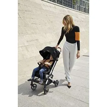 gb QBit+ All-City Lightweight Stroller in Velvet Black