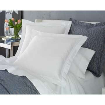 Peacock Alley Lyric Percale King Sham - Luxury Bedding