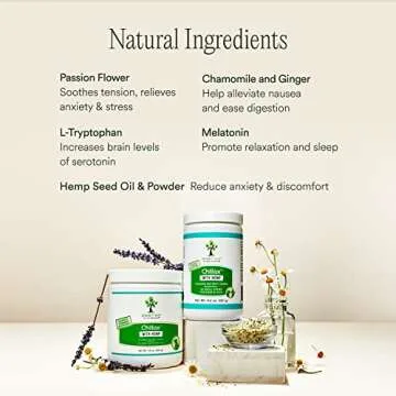 pawTree Chillax Natural Calming Hemp Chews for Dogs