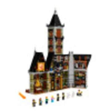 LEGO Icons Haunted House Building Set 10273, Haunted House Kit, Creative Crafts for Adults and Famil...