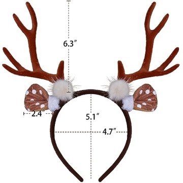 Women's Deer Costume Accessories Antler Headband