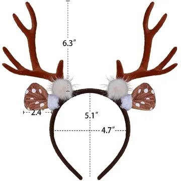 Women's Deer Costume Accessories Antler Headband