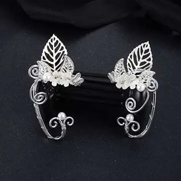 Elven Crown & Ear Cuffs - Fairy Costume Set for Cosplay