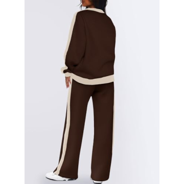 Herseas Color Block Travel Fleece Tracksuit Women