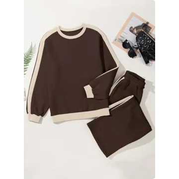 Herseas Color Block Travel Fleece Tracksuit Women