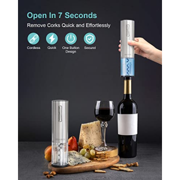 EZBASICS Electric Wine Opener Set for Wine Lovers