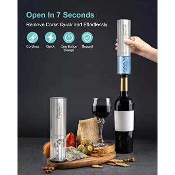 EZBASICS Electric Wine Opener Set for Wine Lovers