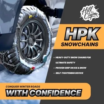 Heavy Duty Auto Fixing Snow Chains for Pickup Trucks & SUVs - Easy Installation & Reliable Grip