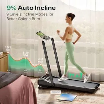 Get Fit with UREVO Smart Treadmill - 3-in-1 Foldable Fitness