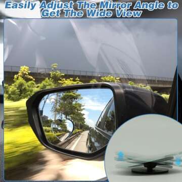 Heart Shaped Blind Spot Mirrors for Enhanced Driving Safety