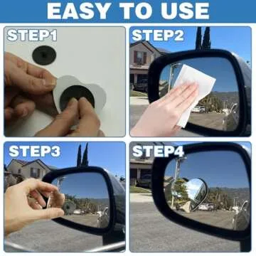 Heart Shaped Blind Spot Mirrors for Enhanced Driving Safety