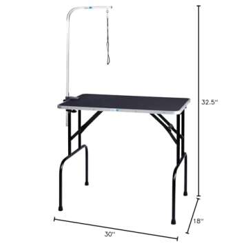 Pet Edge Heavy Duty Grooming Table - Perfect for Safe and Easy Grooming