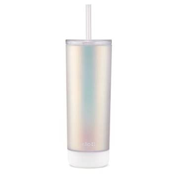 Ello Monterey 24oz BPA-Free Tumbler with Straw and Coaster