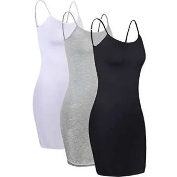 WILLBOND 3-Piece Basic Cami Set for Women - Soft & Stylish