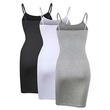 WILLBOND 3-Piece Basic Cami Set for Women - Soft & Stylish