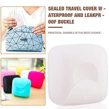 Travel-Friendly Inovat Plastic Soap Case Holder - 2 Pcs