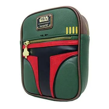 Loungefly x Star Wars Boba Fett Crossbody Bag - Stylish Green Accessory for Fans