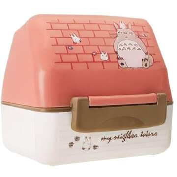 Skater rice ball rice box lunch box My Neighbor Totoro house made in Japan POT 5
