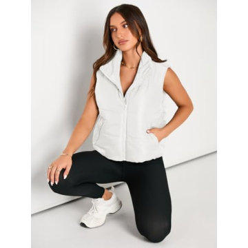 Stylish AUTOMET Puffer Vest Women Lightweight Winter Wear