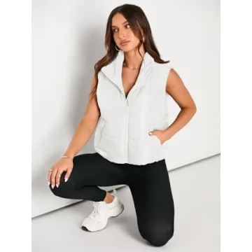 Stylish AUTOMET Puffer Vest Women Lightweight Winter Wear
