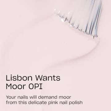 OPI Nail Lacquer Lisbon Wants Moor Soft Pink Chip Resistant