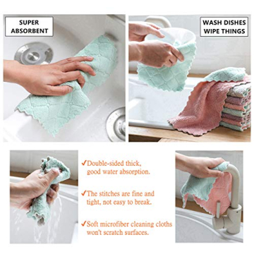 Hypermotion Microfiber Cleaning Cloths for Effortless Cleaning