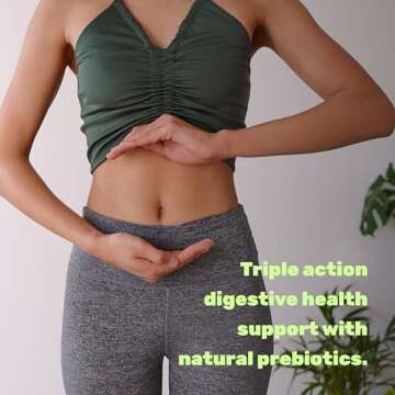 Psyllium Husk 1500mg Per Serving, 300 Capsules – 3 in 1 Fiber Supplement with Inulin & Acacia Complex – Natural Soluble Fiber, Supports Digestive Health – Plant Based, Non-GMO