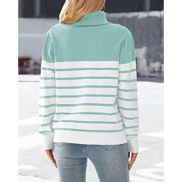 KIRUNDO Women's Stylish Turtleneck Sweater