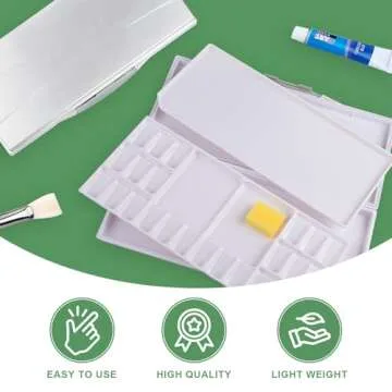 Falling in Art 24-Slanted Wells Leak-Proof Palette