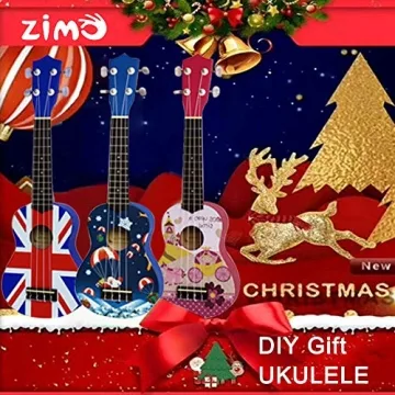 Build Your Own Zimo DIY Ukulele Kit - 21" Fun Starter